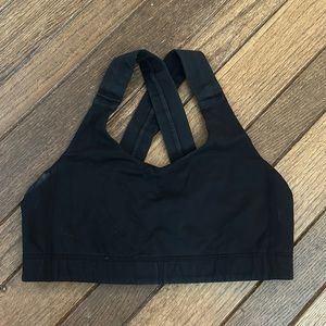 Lululemon sports bra. Size 8. Black